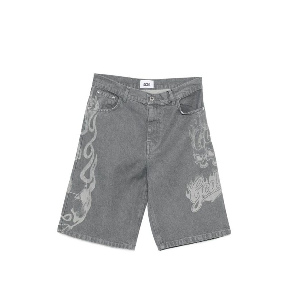Gcds Grey Shorts - Denim Shorts Men